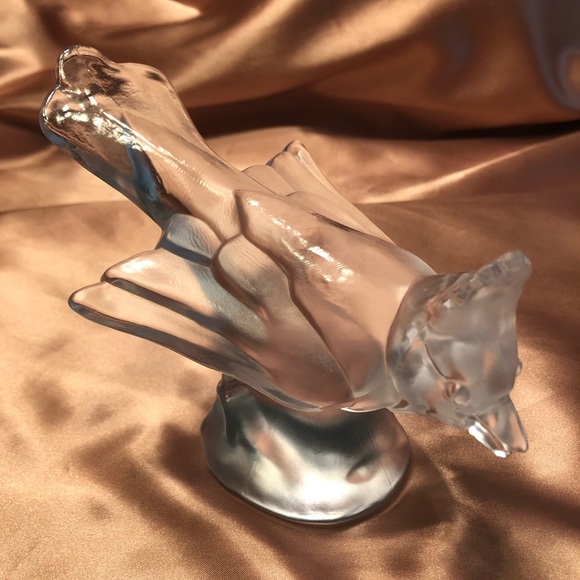 Vintage Virginia B Evans Glass Cardinal Bird - Picture 3 of 8